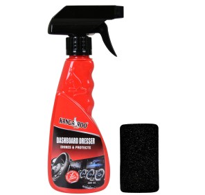 Kangaroo® Premium Dashboard Dresser (Polish, Shiner) 300 ml with Foam Applicator (Use for Car Interior, Leather Seat and Cover)