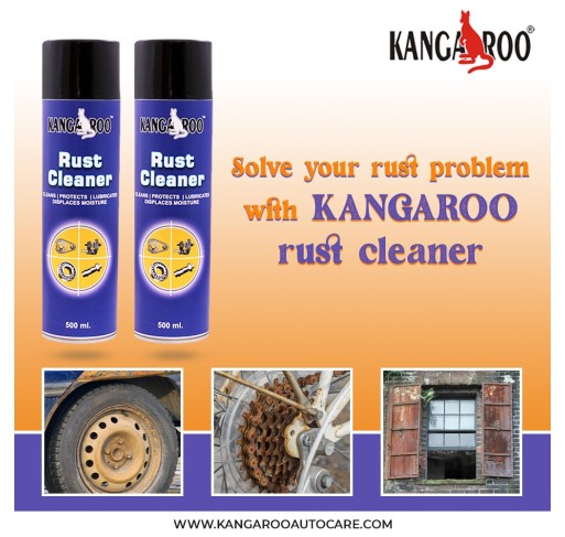 Kangaroo® Multipurpose Rust Remover Spray - Multipurpose Use- 500 ml 