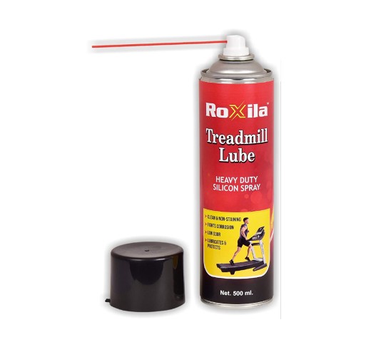 Roxila® Treadmill Lubricant Spray For Belt - Heavy Duty Silicone Spray - 500 ml Each ( Pack of 2)
