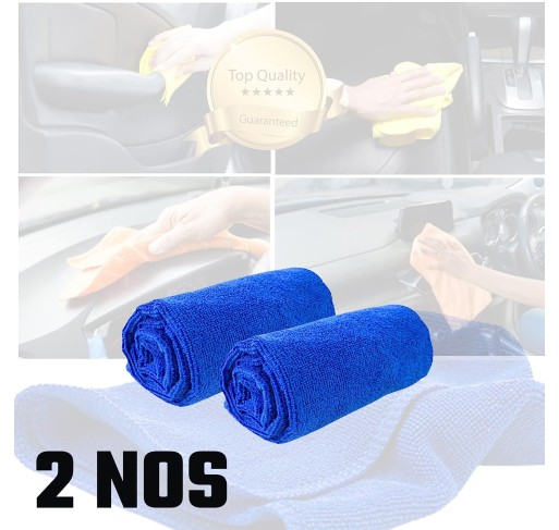 Kangaroo® Foaming Car Interior Cleaner Spray 500 ML with Micro Fiber Tower Leather (Car Seat, Leather Sofa) | Plastic, Leather, Vinyl, Rubber, Car Interiors (Pack of 2) 