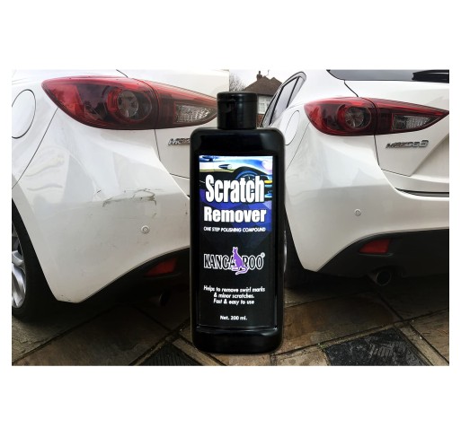 Kangaroo® Car Care Kit Include (Car Polish, Dashboard Polish, Scratch Remover, Car Interior Cleaner (Vinyl Leather) 200 ML Each With 3 Foam Applicator and 1 Microfiber Towel - Save Your TIME and Money to FIND Separately