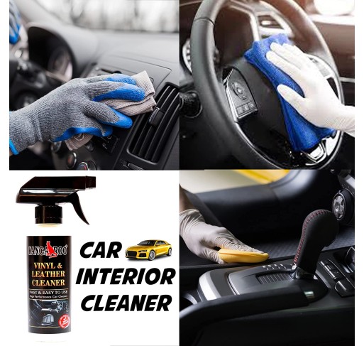 Kangaroo® Premium Car Care Kit Include (Dashboard Dresser + Tyre Dresser + Vinyl Leather Cleaner + AC Vent & Duct Cleaner) 400 ML Each Save Your TIME and Money to FIND Separately Kangaroo® Premium Car Care Kit Include (Dashboard Dresser + Tyre Dresser + Vinyl Leather Cleaner + AC Vent & Duct Cleaner) 400 ML Each Save Your TIME and Money to FIND Separately
