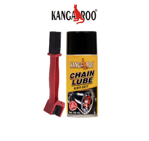Chain Lubricant Spray 150ml + Chain Brush