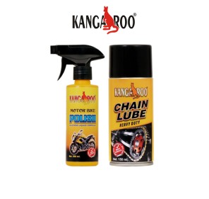 Kangaroo® Premium Chain Lube 150 ml and All For One Multipurpose Polish Spray 200 ml 