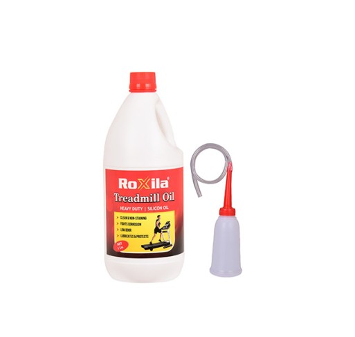 Roxila® Pure Silicone Treadmill Lubricant Oil for Belt /High Viscosity with Oil Dispenser (1 Litre) With Oil Dispenser